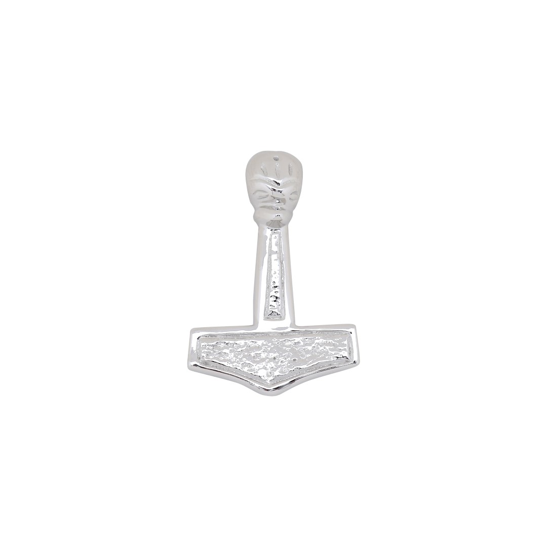 SIERSBØL SØLV RHOD. VEDHÆNG THORS HAMMER 31MM