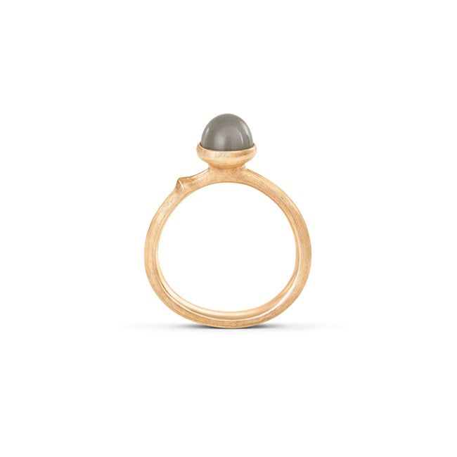 O.L.RING LOTUS NO 0 TINY M.GRÅ MÅNESTEN