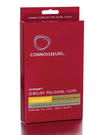 GOLD POLISHING CLOTHS CONNOISS