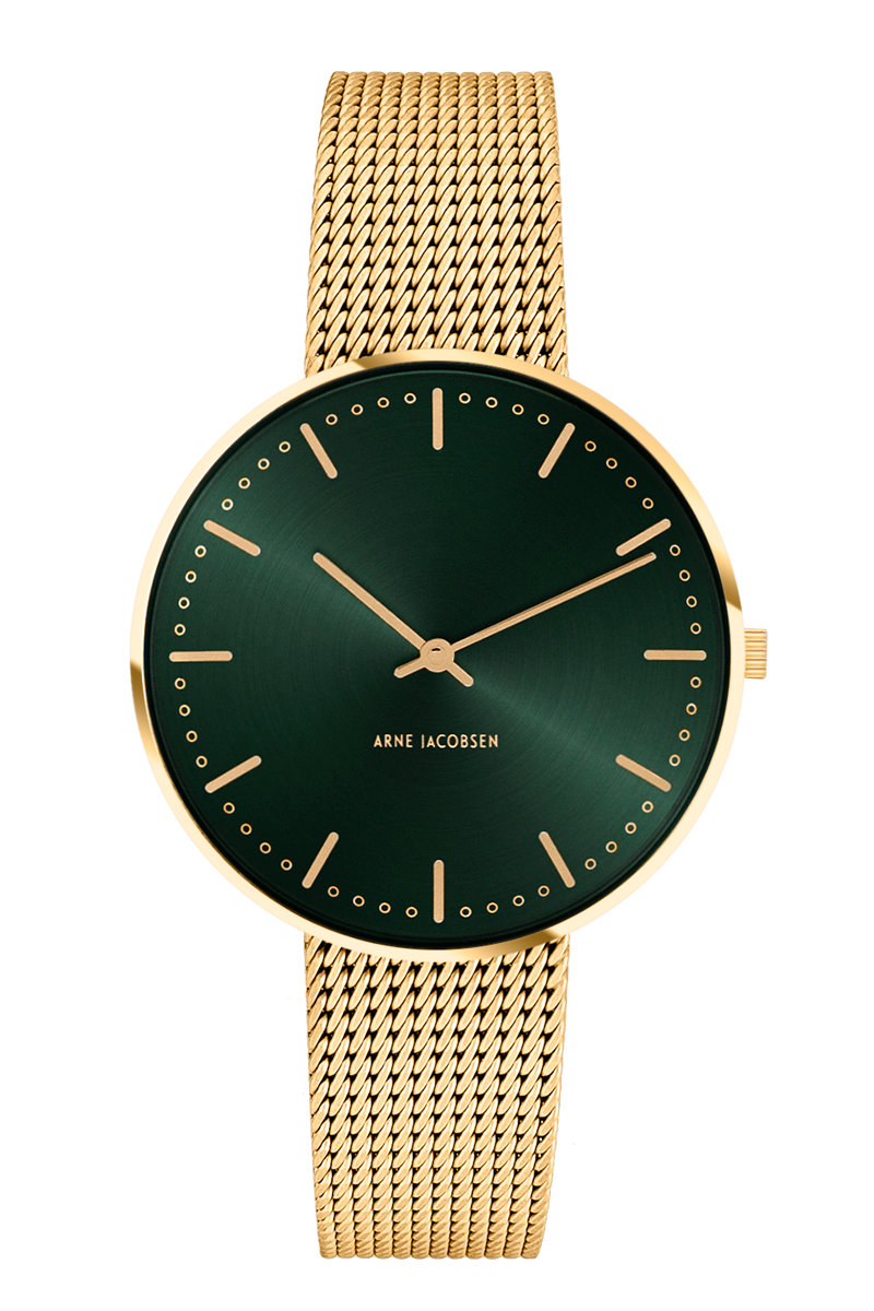 ARNE JACOBSEN CITY HALL EVERGREEN 34MM 53210-1609