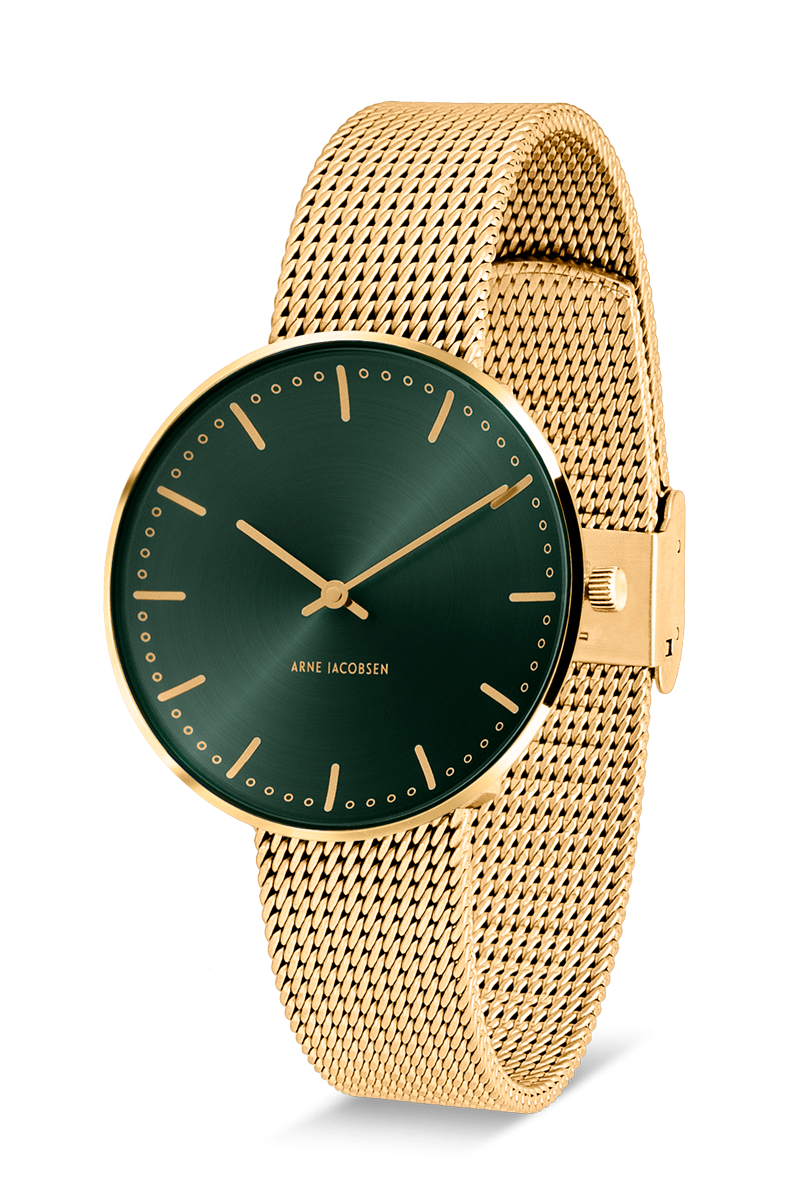 ARNE JACOBSEN CITY HALL EVERGREEN 34MM 53210-1609