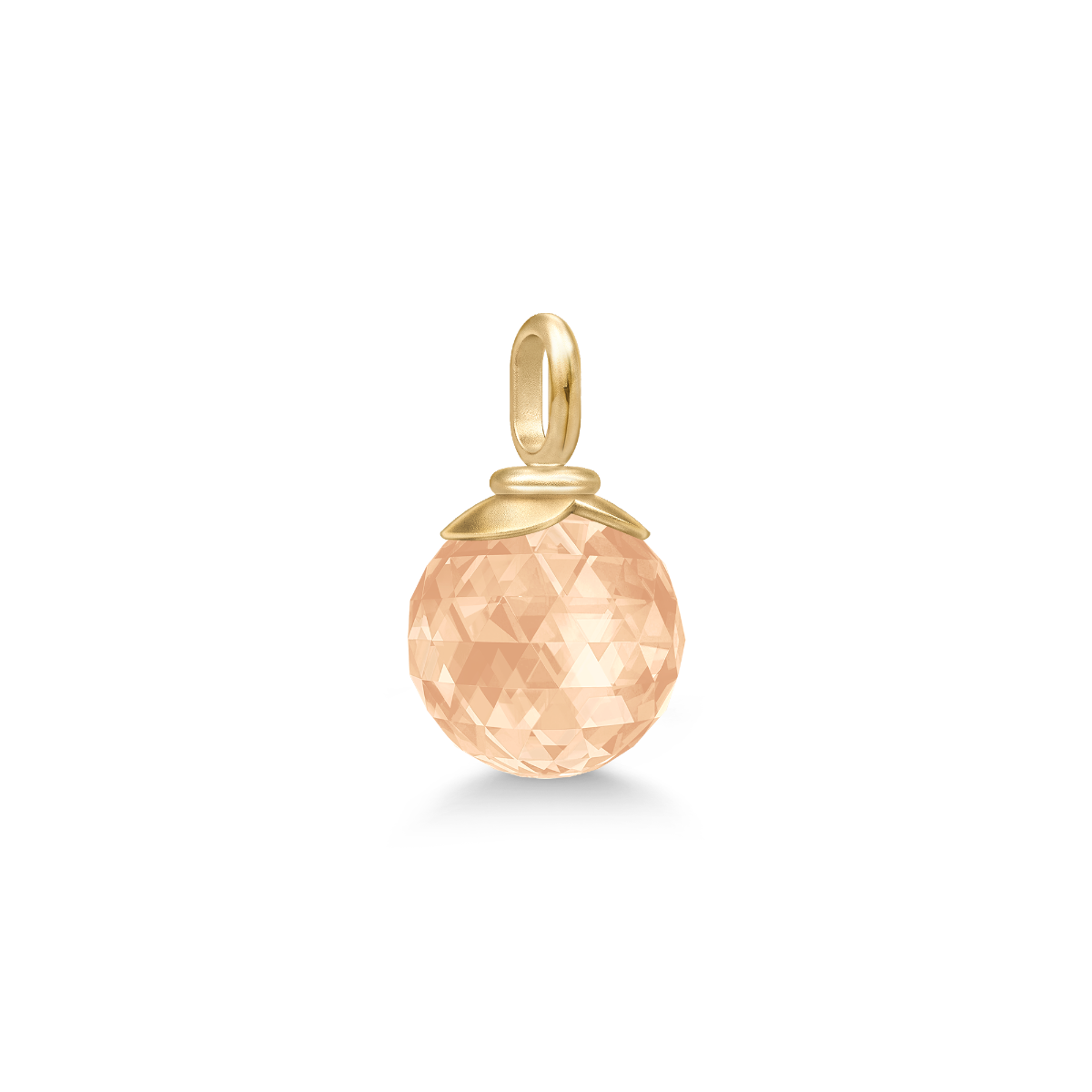BERRY PENDANT PEACH MORGANITE