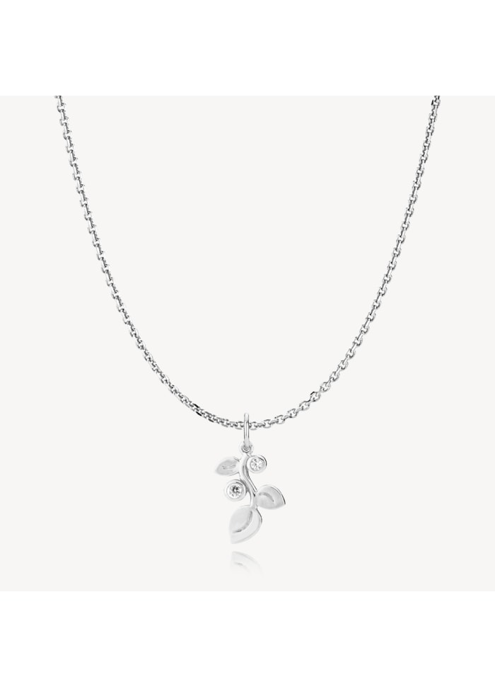 Amber Chain Sterling Sølv Halskæde fra Izabel Camille