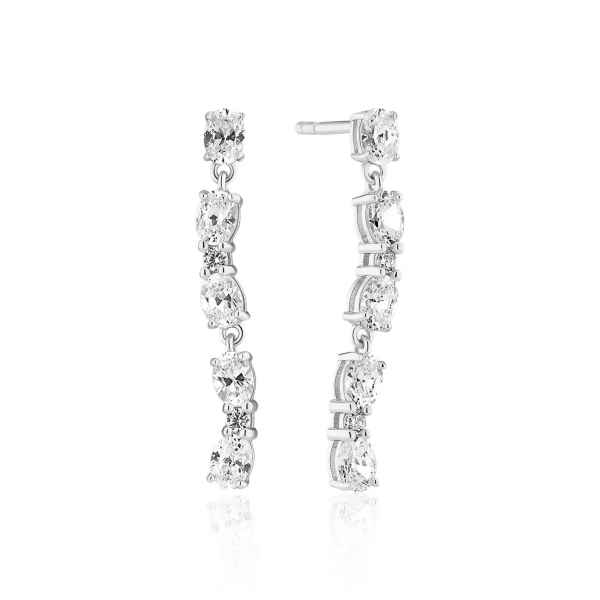 Ellera Ovale Sette Sterling Sølv Øreringe fra Sif Jakobs