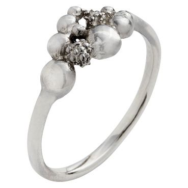 TRINE WILKENS, BLOSSOM RING, SØLV