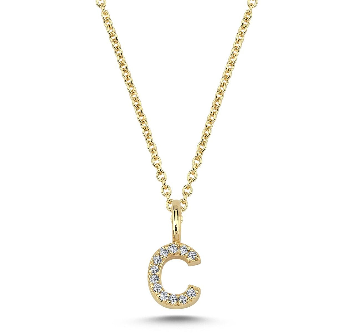 14KT.VEDH.C BOGSTAV 12X0,005CT