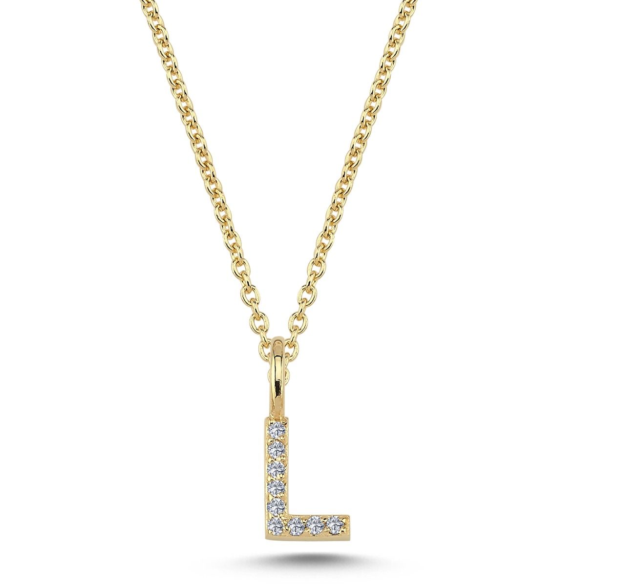 14KT.VEDH.L BOGSTAV 9X0,005CT