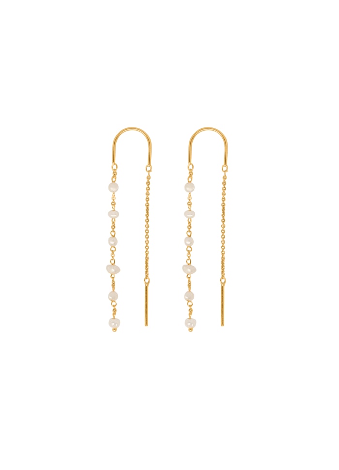 SCARLETT EARHANGERS-GP GOLD PLATED SILVER