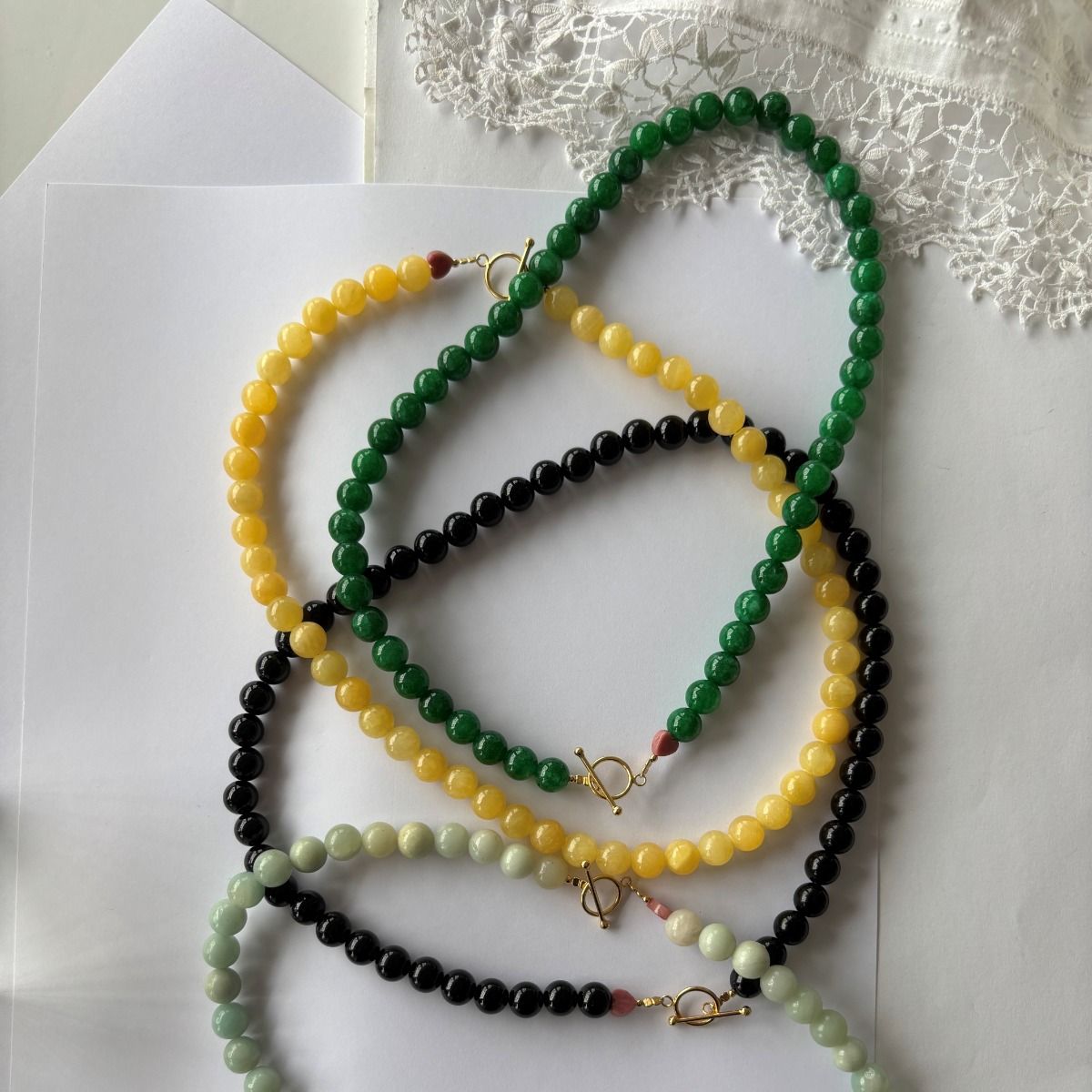 CHERRIE BON BON NECKLACE - NOIR