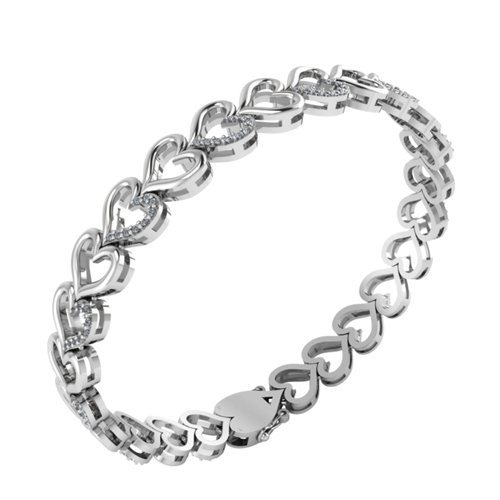 SØLV ARMBÅND M.ZIA 19,5 CM