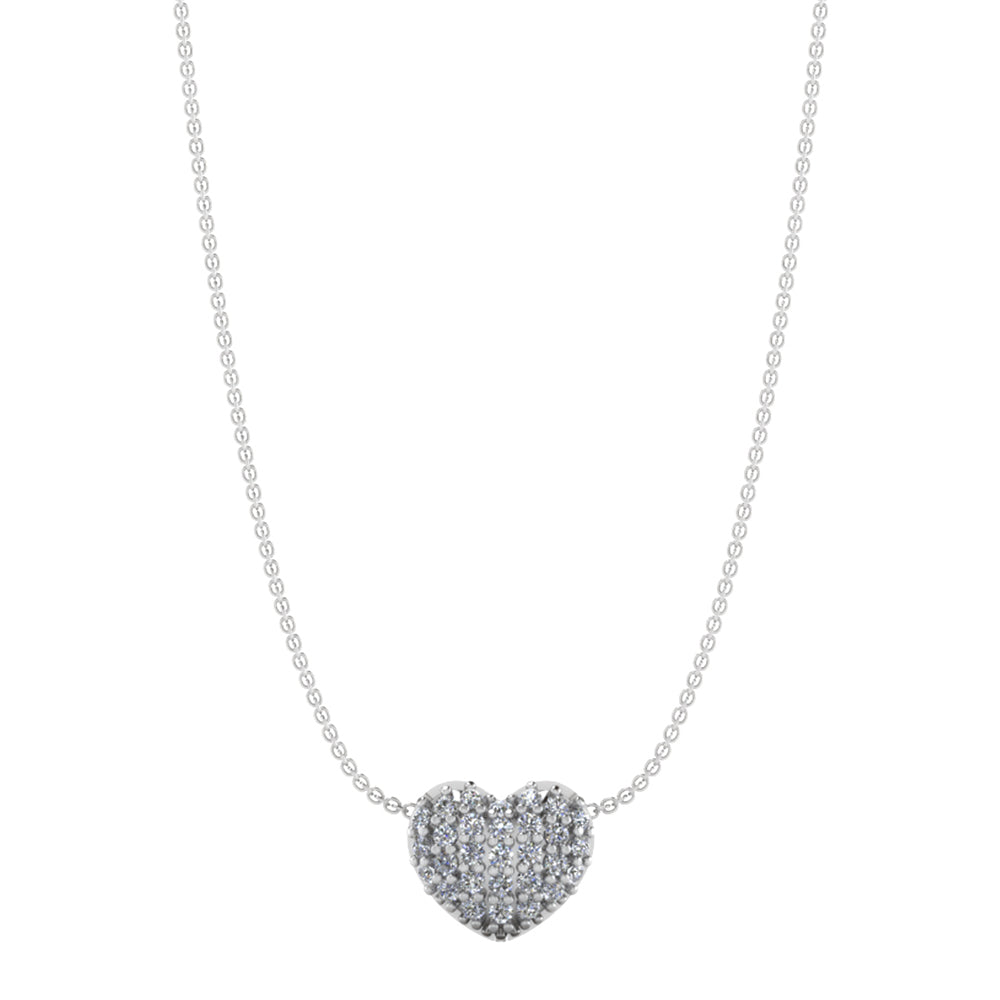 Smykkekæden Hjerte Sterling Sølv Halskæde DMDC005S