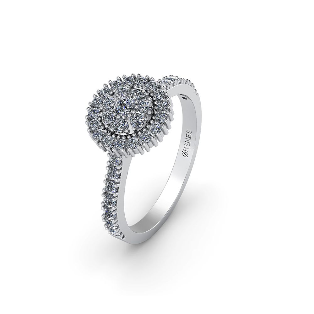 14K.HV.RING M. 0,48 KARAT