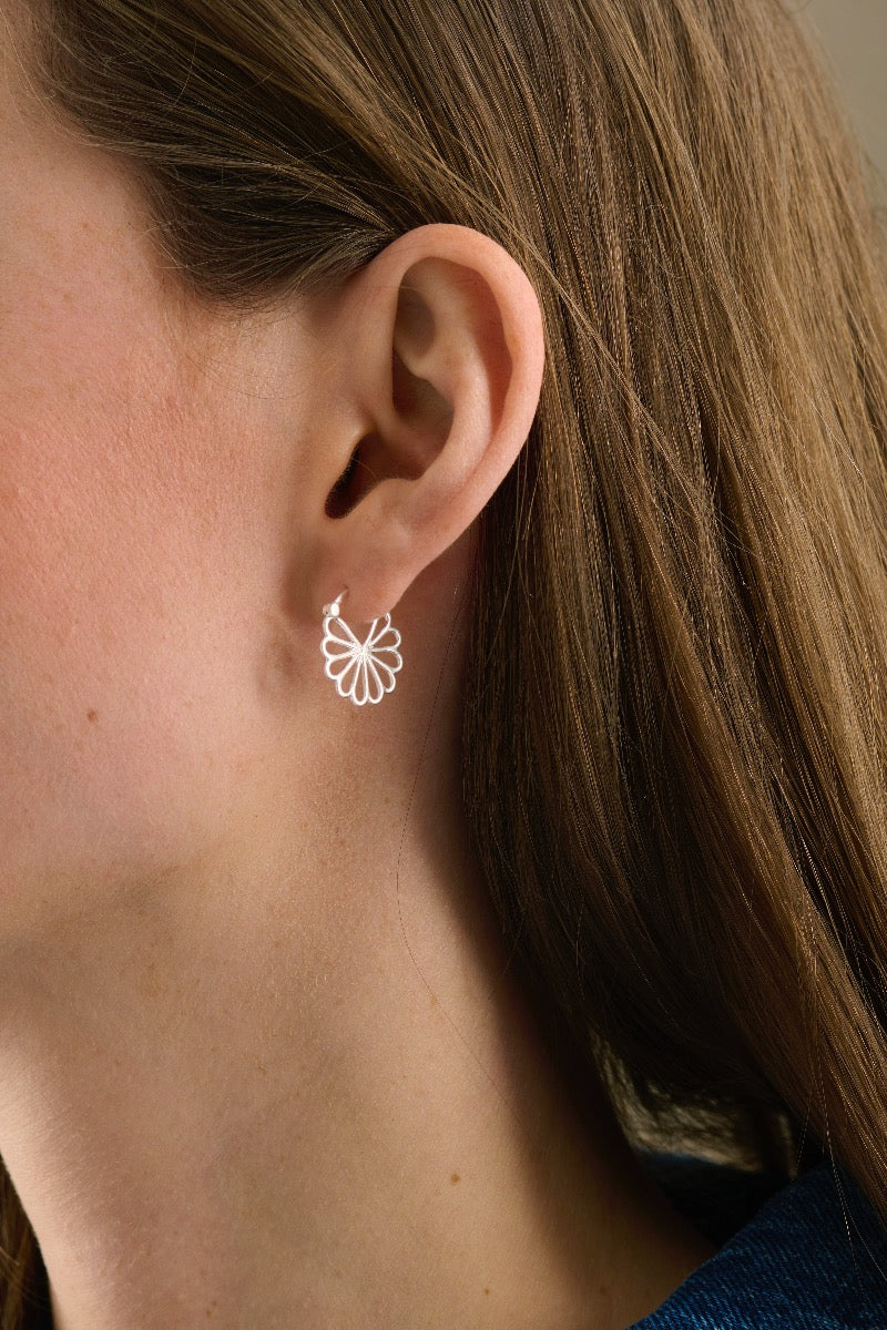 Pernille Corydon Small Bellis Sterling Sølv Øreringe