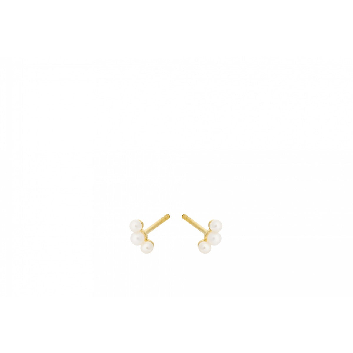Ocean Pearl Forgyldt Sølv Øreringe fra Pernille Corydon med Ferskvandsperler