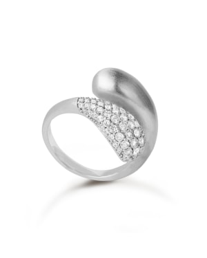 Ocean Flow Duo Sterling Sølv Ring 5-4207A-R