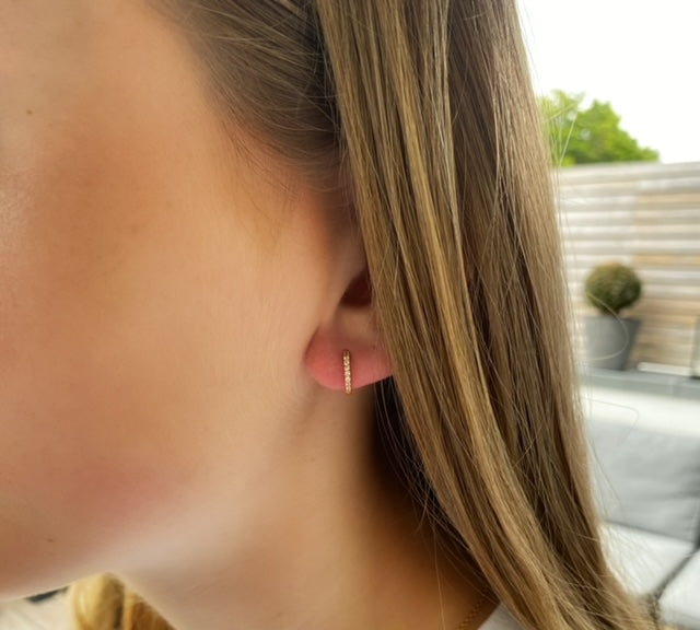 Smykkekæden Isabell Creol Forgyldt Sølv Ørestikker