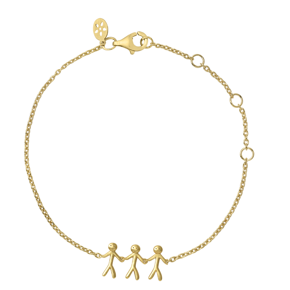 SØLV/FG ARMBÅND FAMILY 3