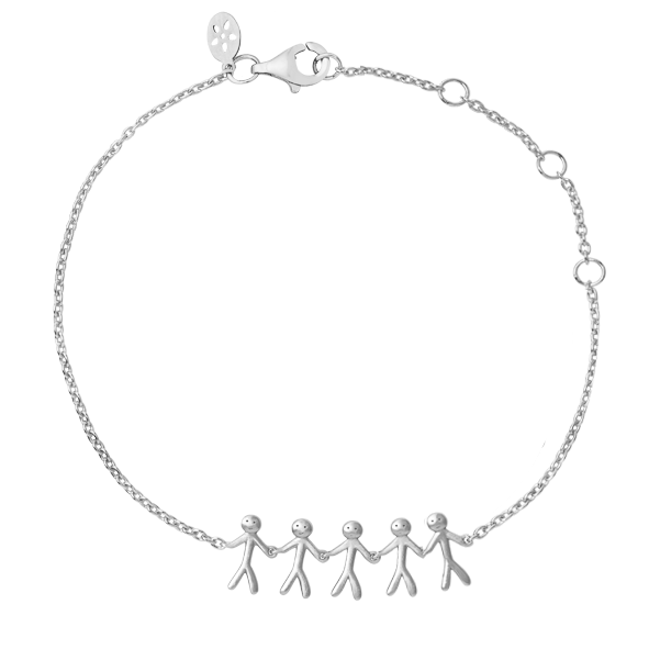 SØLV ARMBÅND FAMILY 5