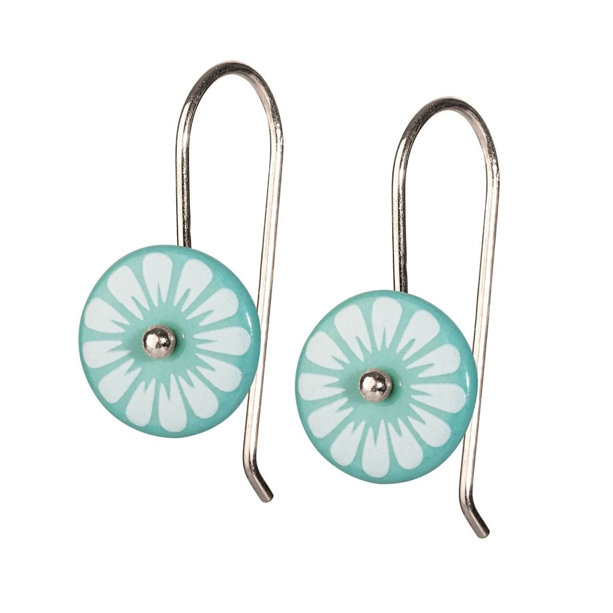 BLOOM DOTTY ØREKROG - AQUAMARINE