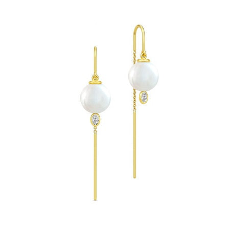 SØLV/FG ØREKÆDE ARIEL CHANDELIERS