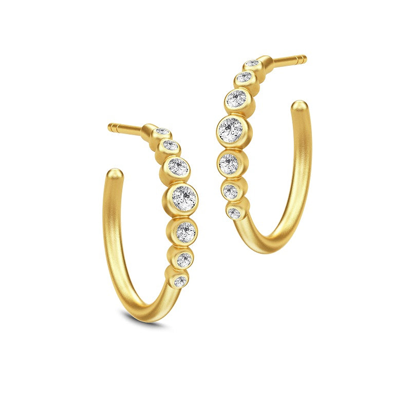 SØLV ØREBØJLE GRACE FORG