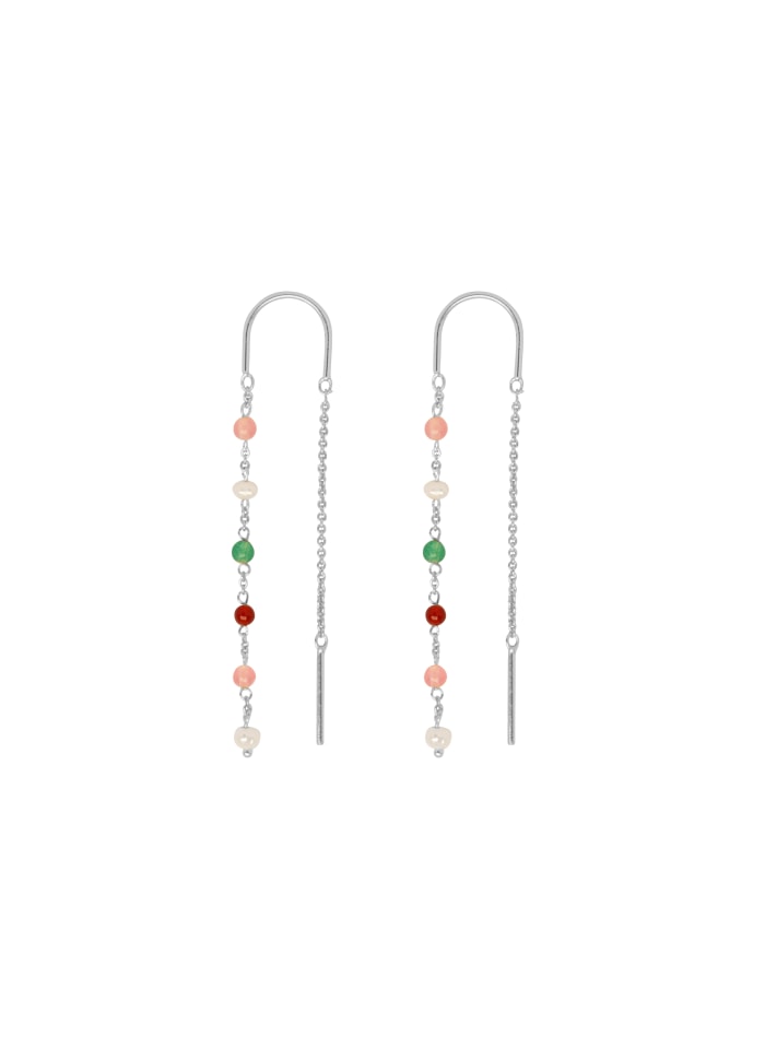 SCARLETT EARHANGERS COLORS-R SILVER