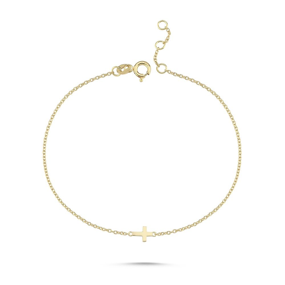 14KT. ICONS ARMBÅND FAITH 16,5+1+1CM