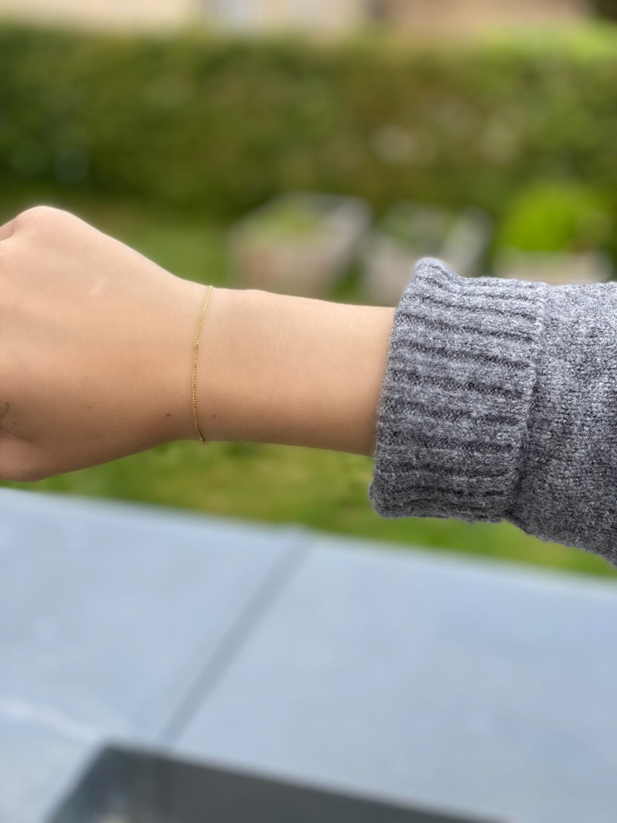 Smykkekæden Isabell Armbånd i Forgyldt Sølv OBB26