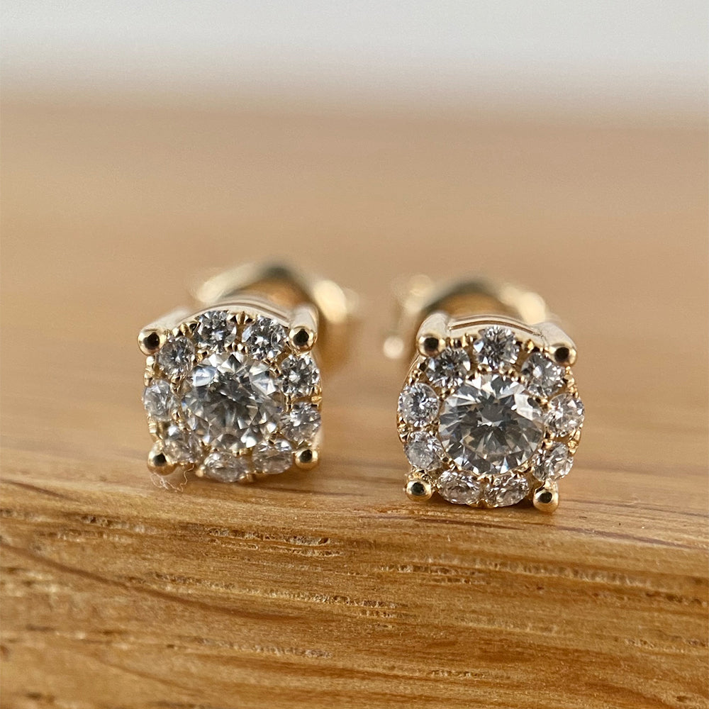 14KT.ØRESTIKKER 0,31 W.SI