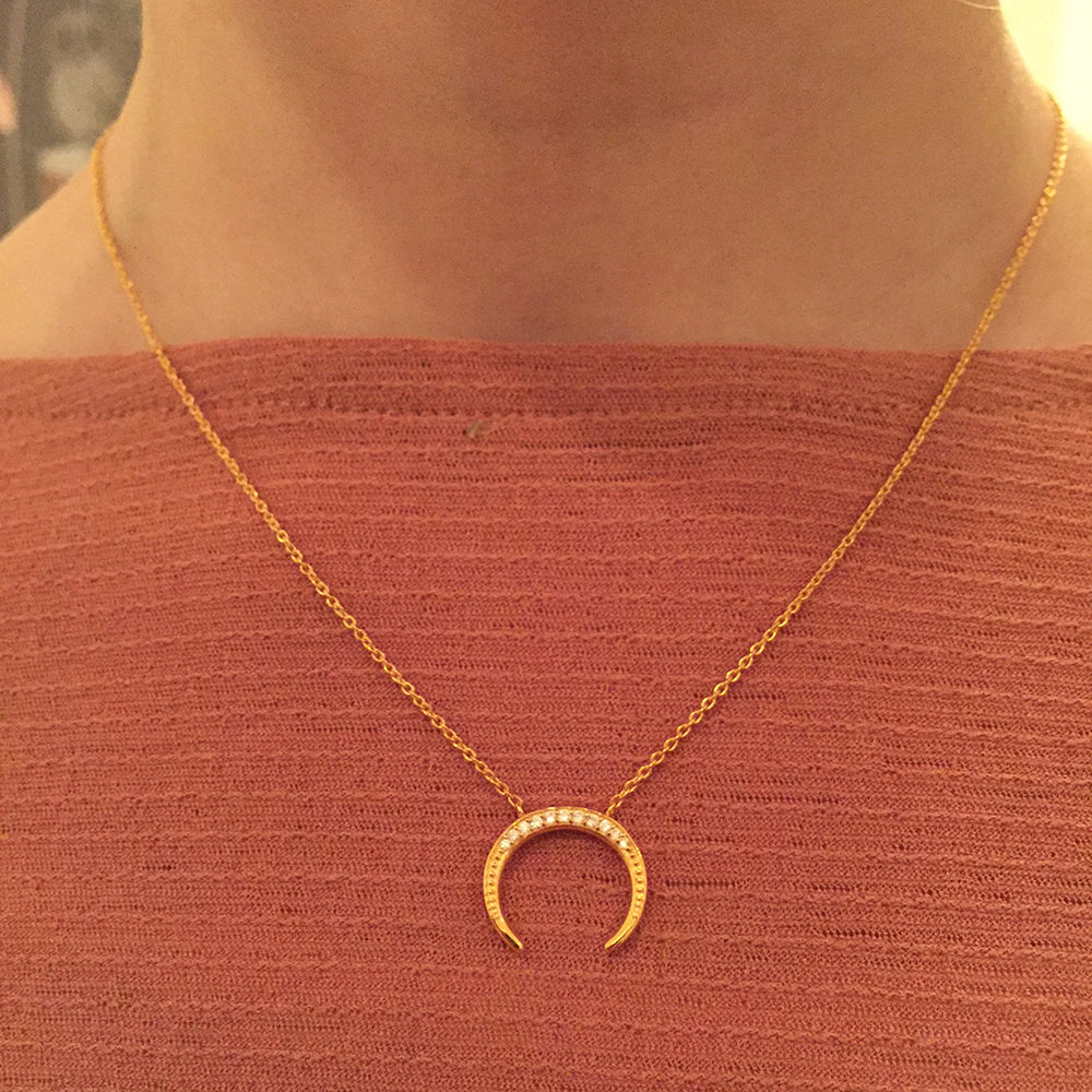 Smykkekæden Halskæde i Forgyldt Sølv DMDC0010FG