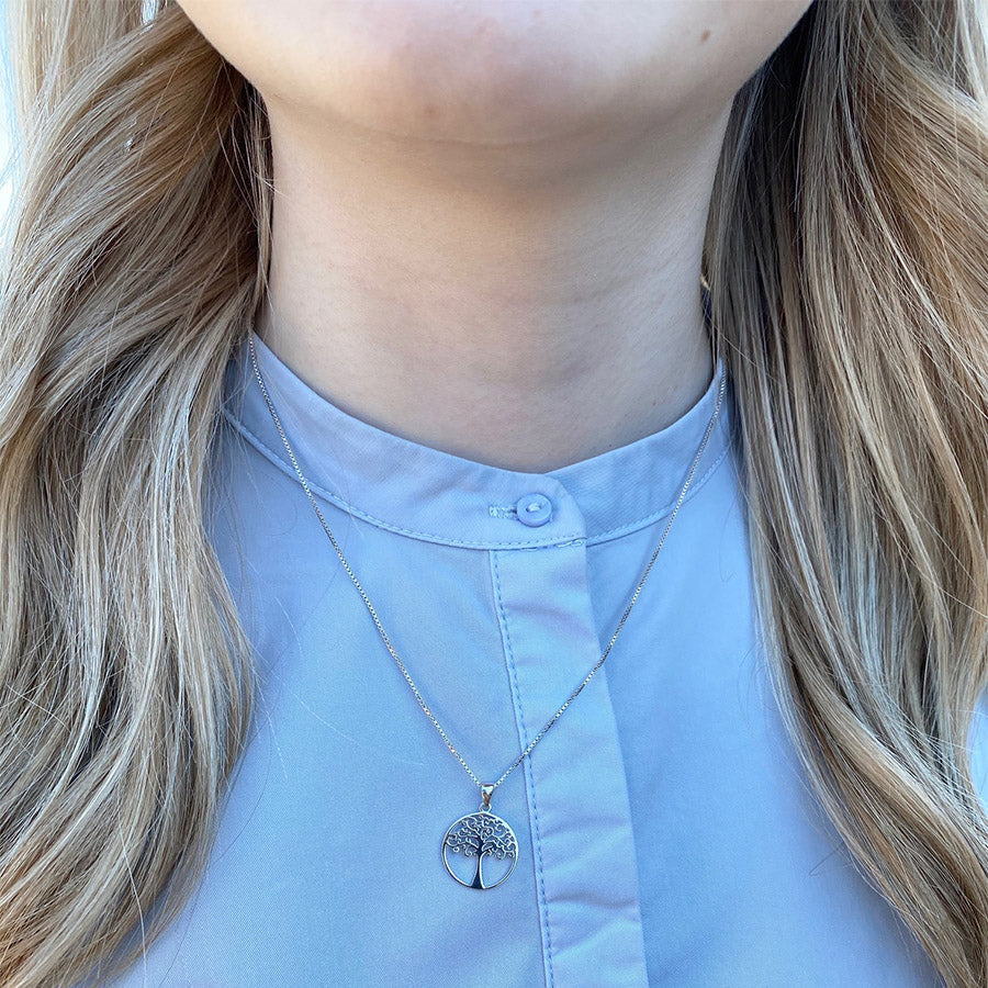 SØLV VEDH. TREE OF LIFE M.KÆDE