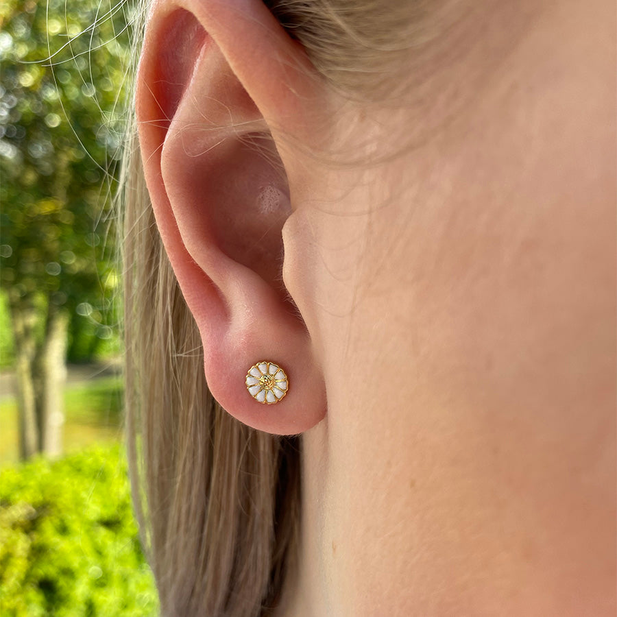 G.J.SØLV/FG ØRERING DAISY HVID