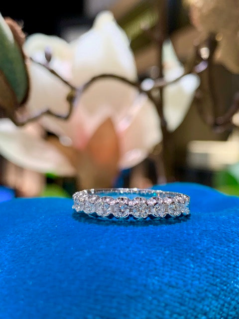 HENRIK ØRSNES DESIGN 14 Karat Hvidguld Ring med Diamanter 0,66 Carat W/SI