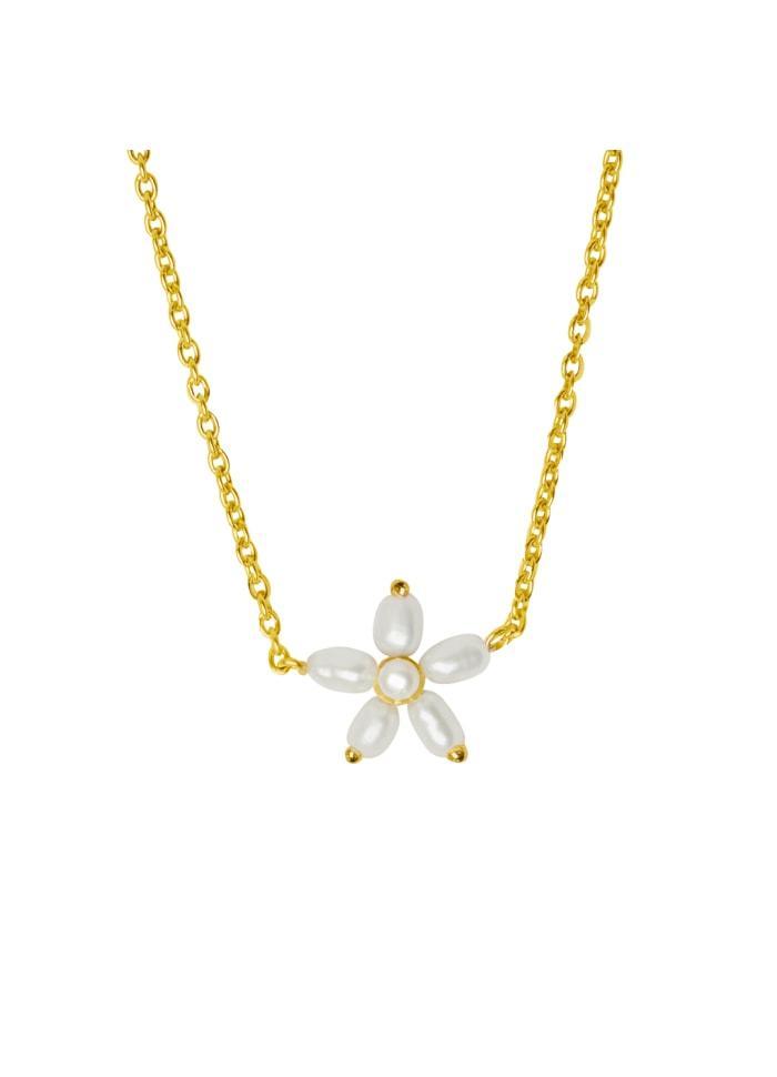 PEARL SIGNATURE NECKLACE-GP