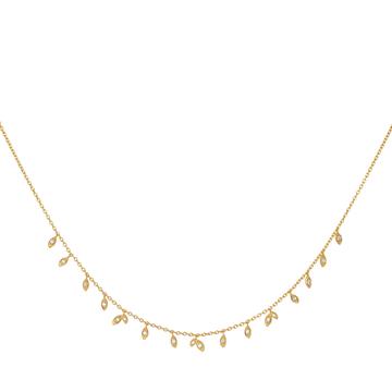 SØLV/FG HALSKÆDE JUNGLE VINE