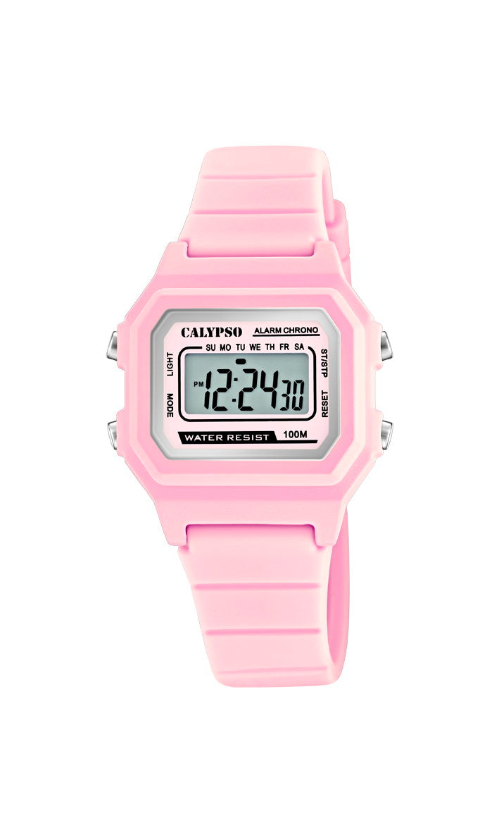 CALYPSO JUNIOR DIGITAL 100M PINK