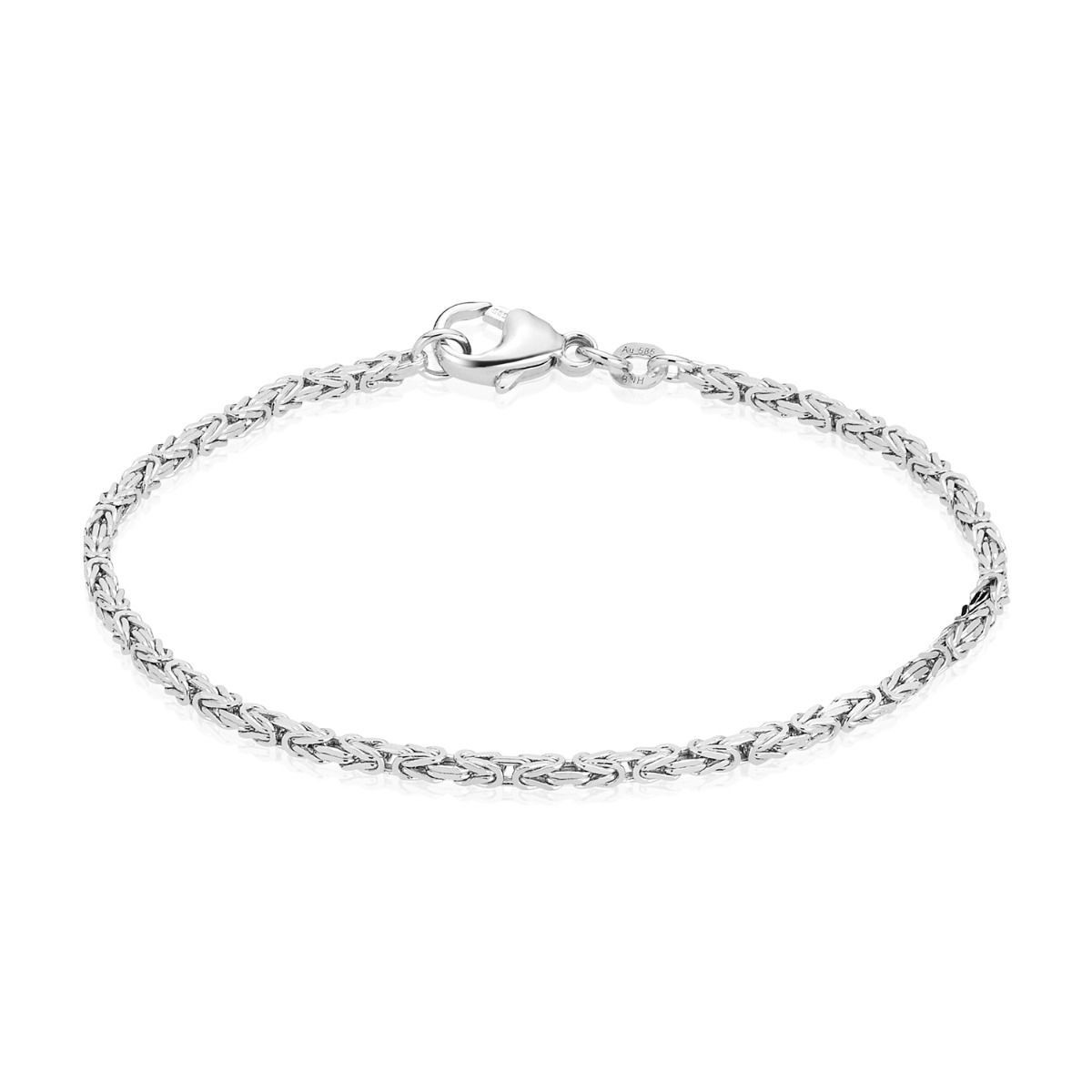 14KT.HV. KONGE ARMBÅND 1,8/18