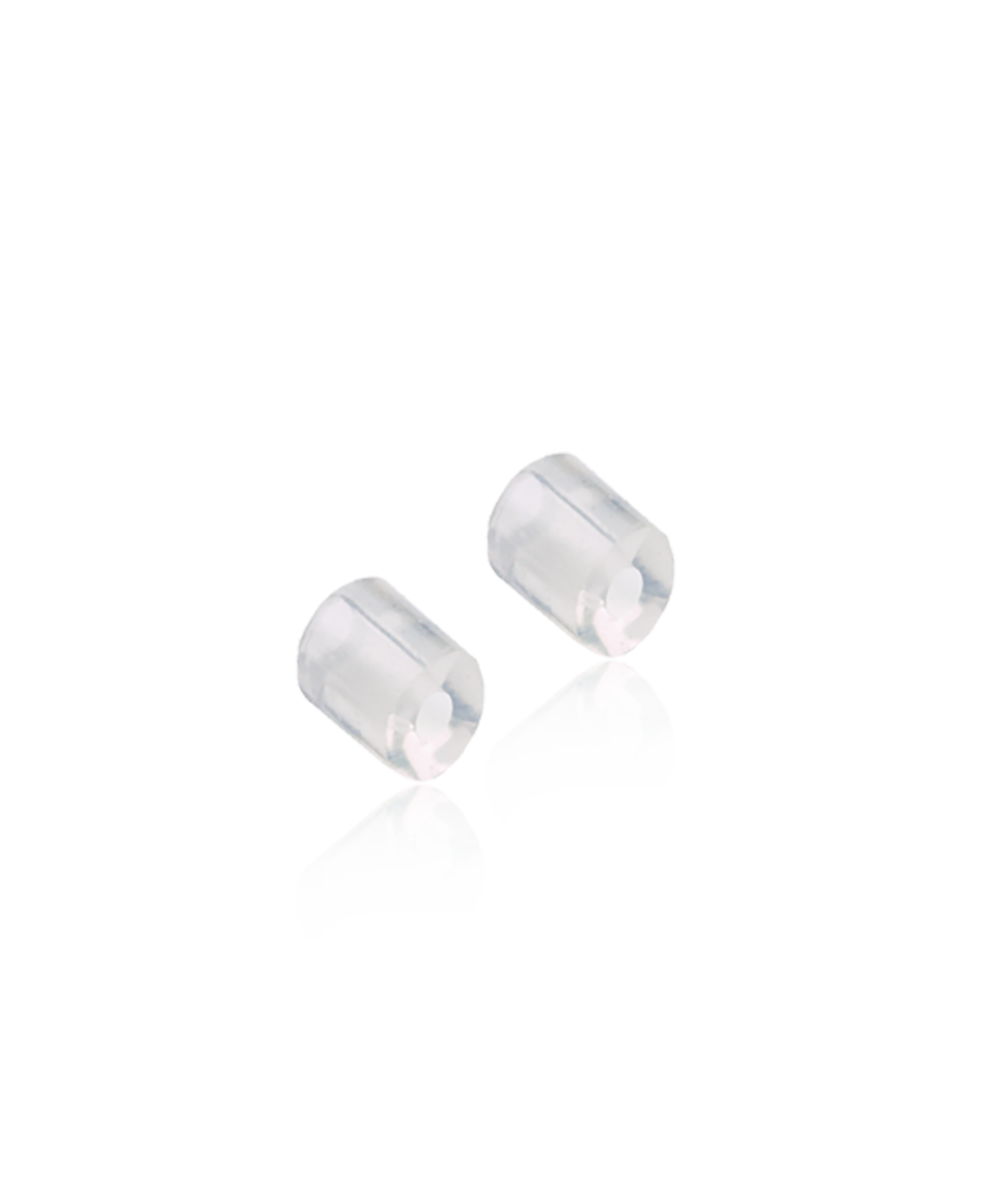 MP SKIN FRIENDLY STOPPERS FOR EAR PENDANTS AND SAFETY EAR HOOKS