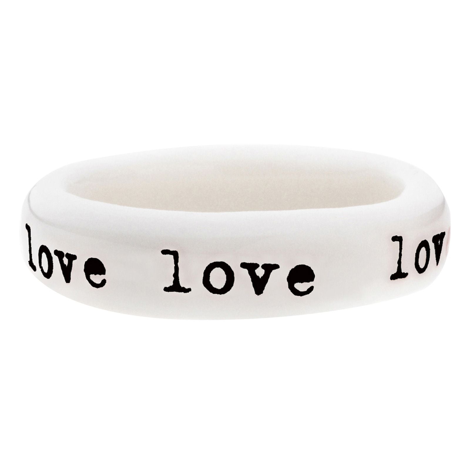 Anne Black, Love Ring, Sort/Porcelæn