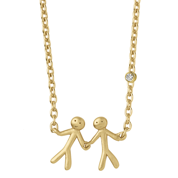 SØLV/FG COLLIER MY LOVE