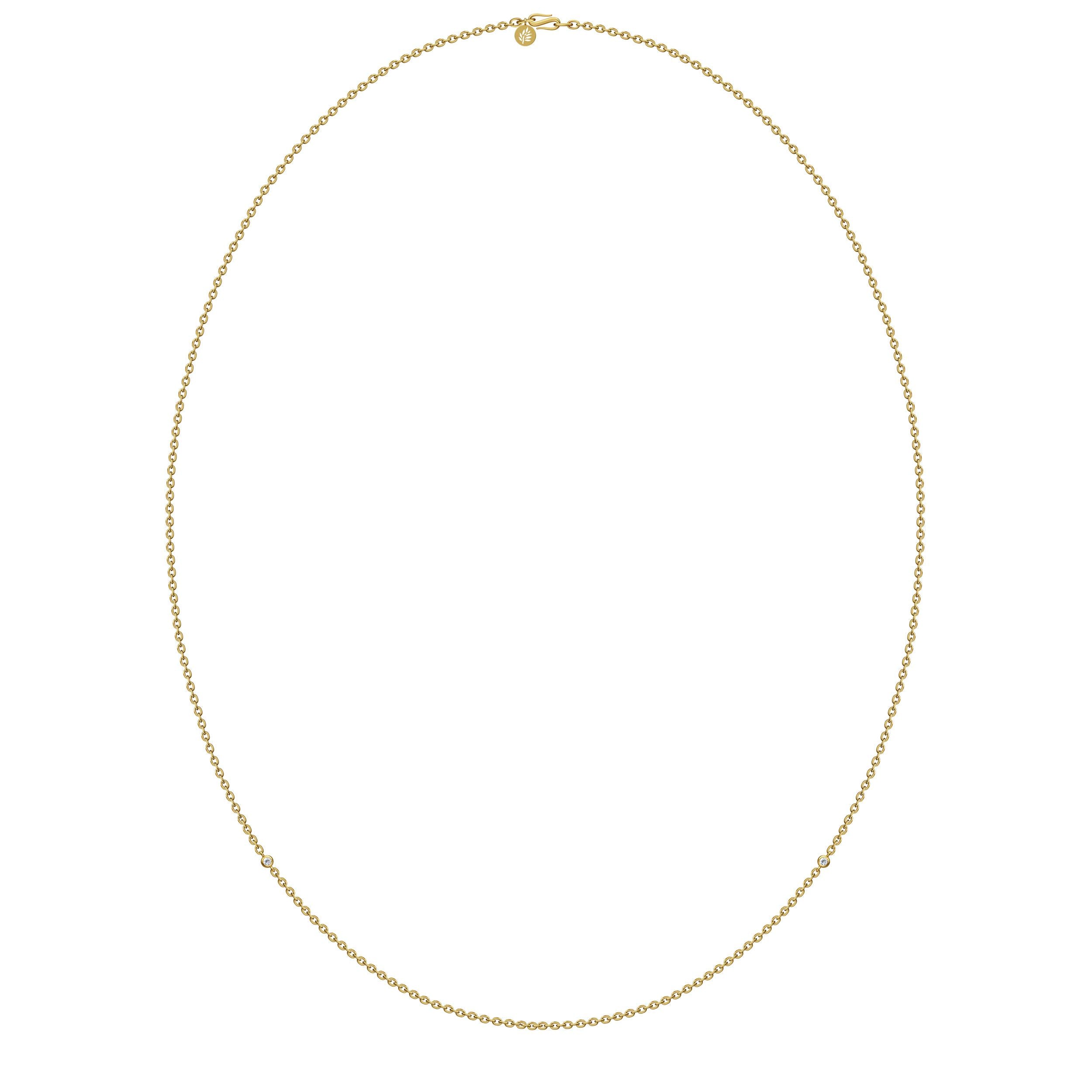 JULIE SANDLAU HALSKÆDE I FORGYLDT SØLV