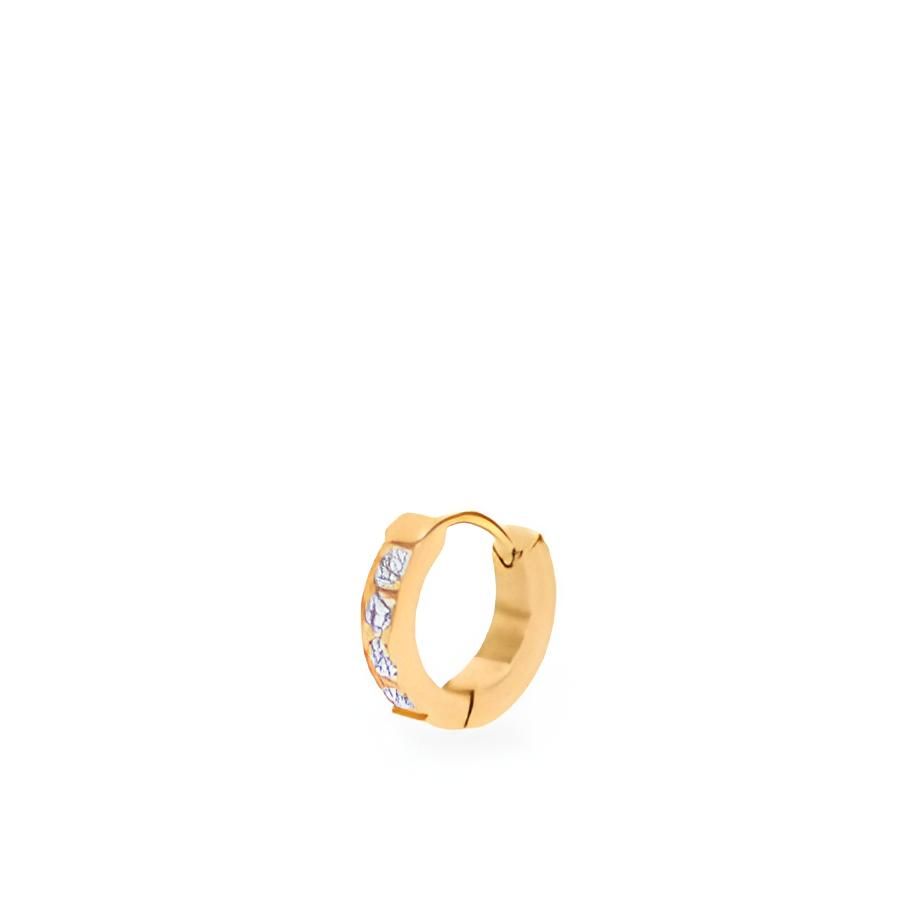 NICKY - EARRING GOLD PLATED 1STK