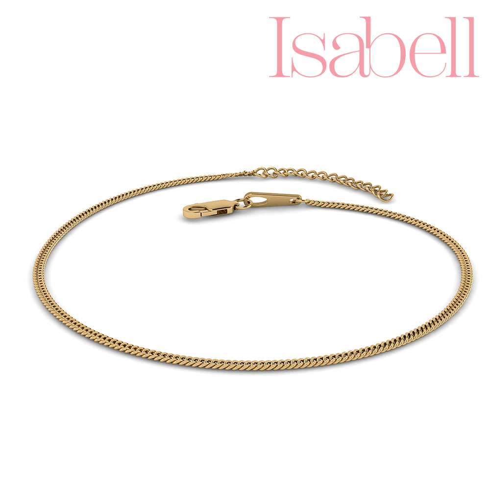 Smykkekæden Isabell Armbånd i Forgyldt Sølv OBB26