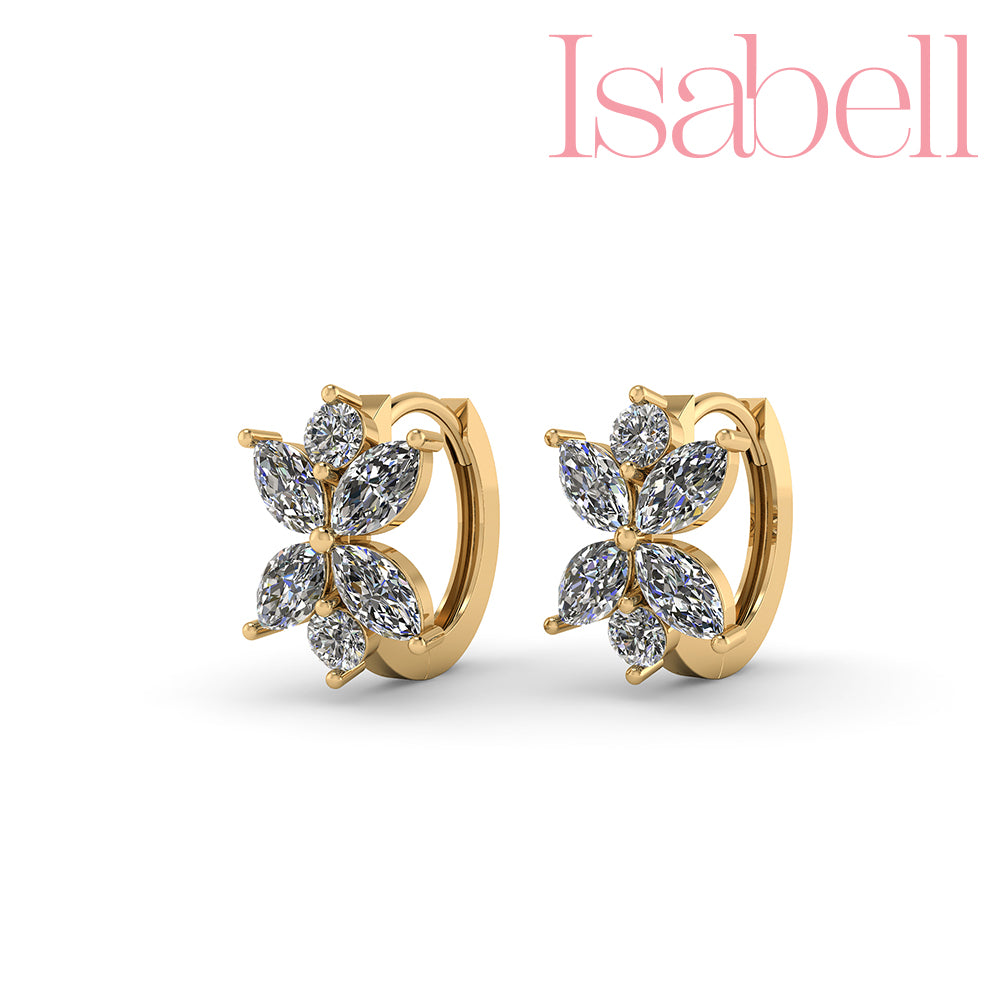 Smykkekæden Isabell Forgyldt Sølv Ørestikker OBE142