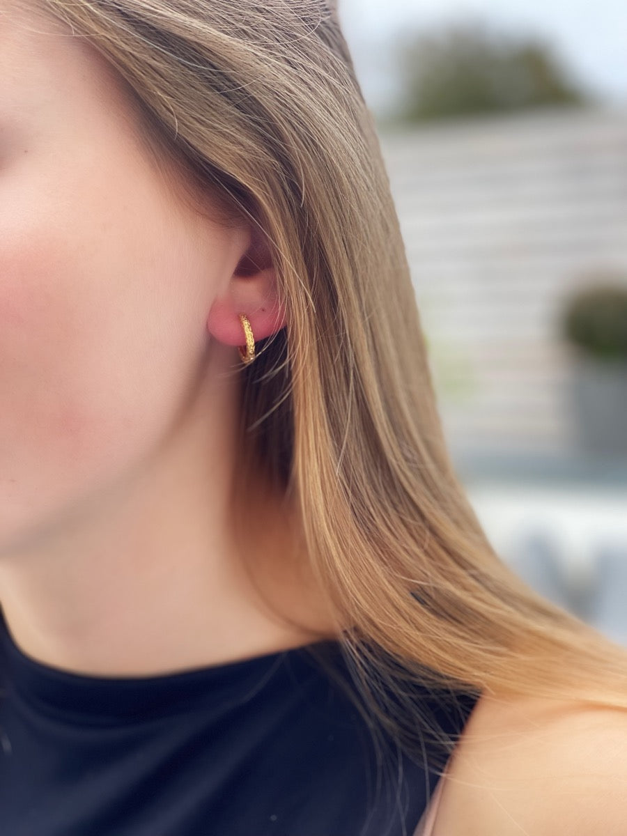 Isabell Creol Forgyldt Sølv Ørestikker fra Smykkekæden