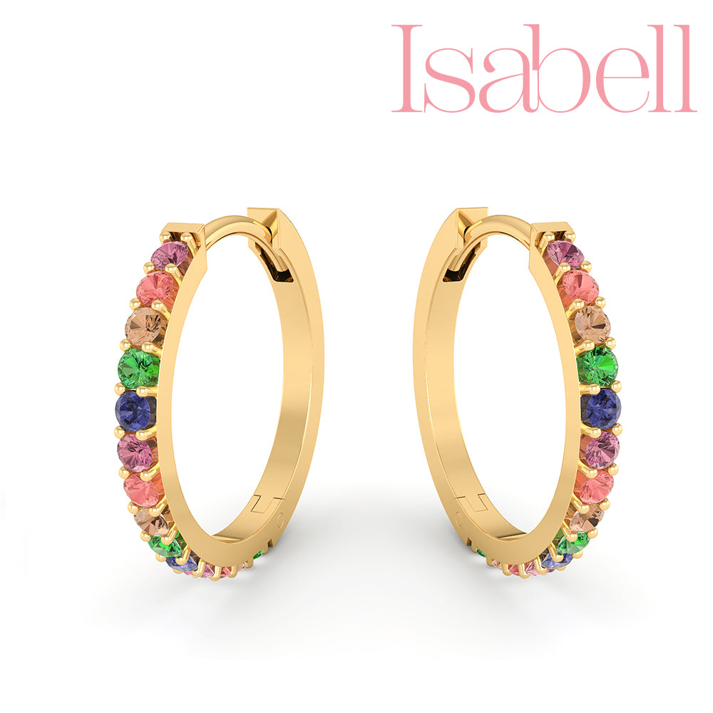 Smykkekæden Isabell Creol Forgyldt Sølv Ørestikker