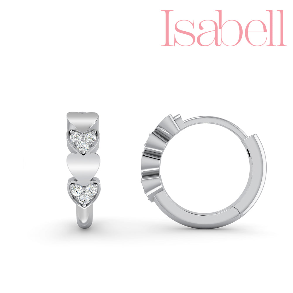 Isabell Sterling Sølv Ørestikker fra Smykkekæden