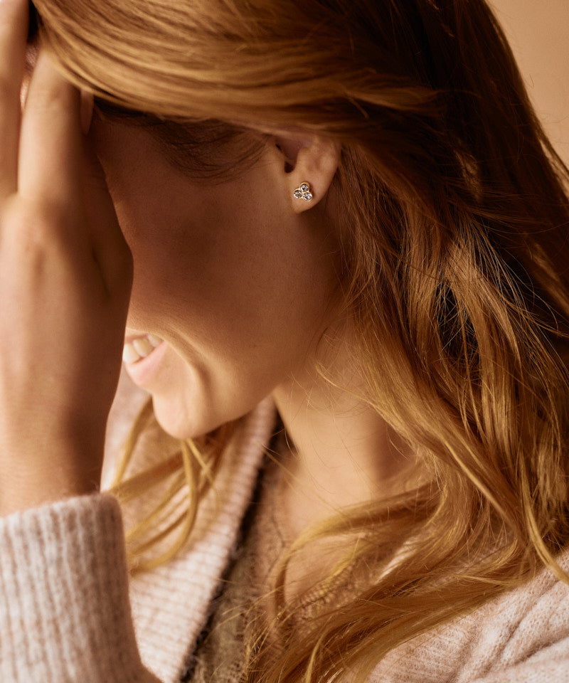 GT CLOVER 8 MM, CRYSTAL