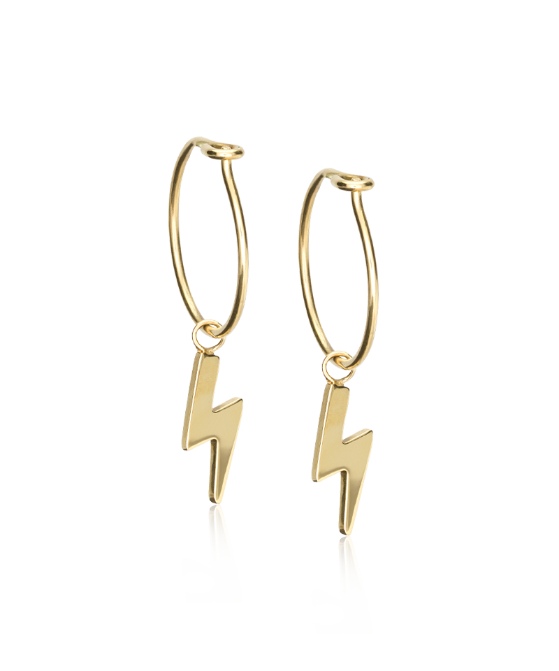 GT EAR RING 14 MM, PENDANT FLASH 11 MM