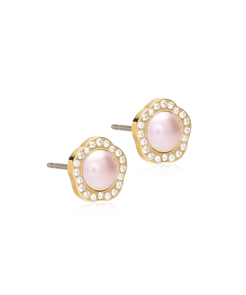 GT BRILLIANCE FANCY PEARL 8 MM, CRYSTAL/LIGHT ROSE